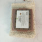 sisal soap bag with soap bar on it